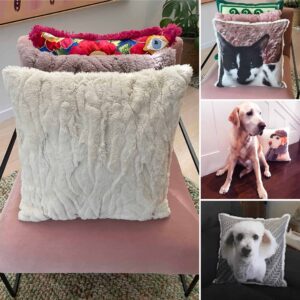 Photo Pillows. Created using the most beautiful snuggly fabric that is machine washable, photo pillow Australia