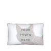 Faux fur photo pillowcase