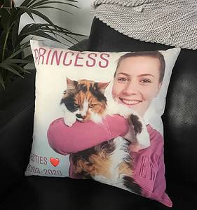 Photo Pillows, Pet Memorial Grief Cushions of treasured memories