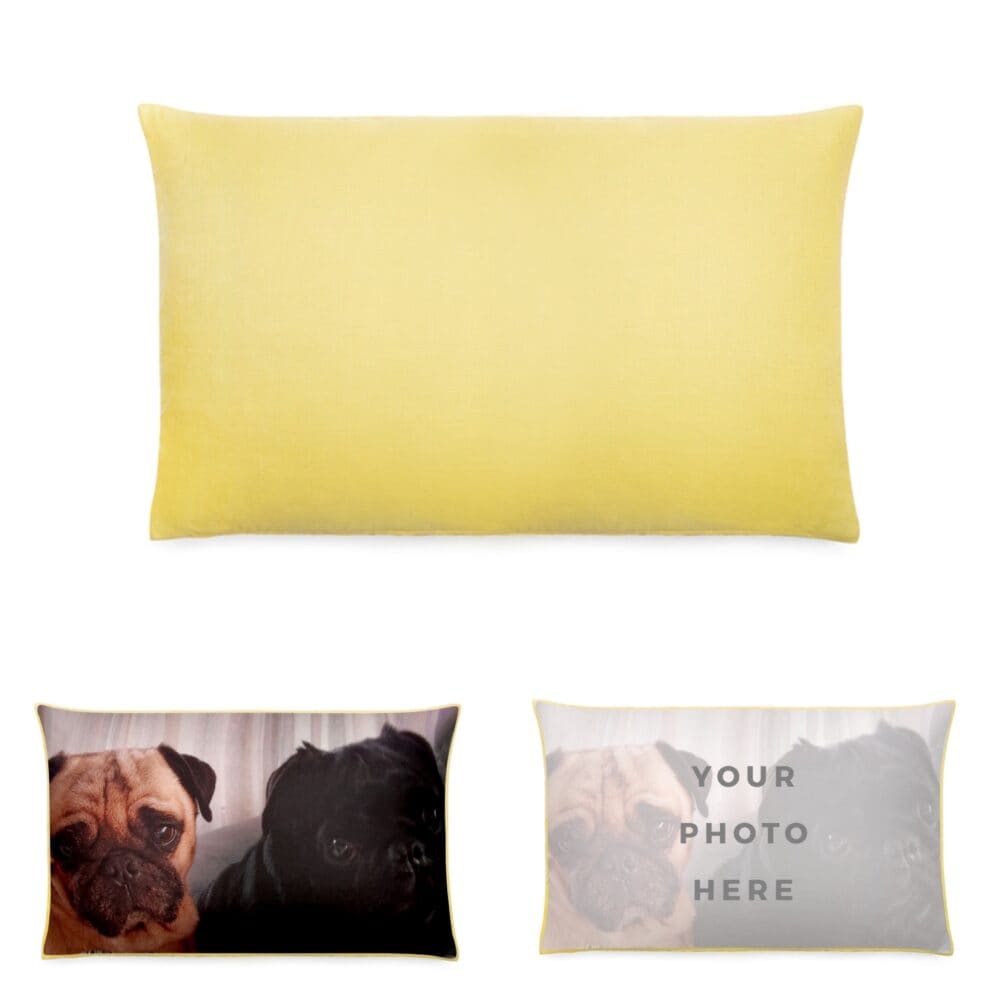 Lemon Luxe Photo Pillowcase