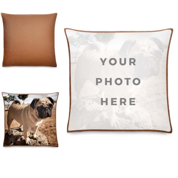 Cushions with pet photos, pet memorial pillows