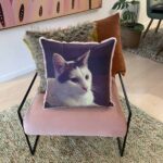 Pet Memorial Photo Pillow Australia. Cat lovers gifts. Cat Memorial.