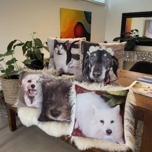 Unique Pet Memorial Gifts. Custom Pet Pillow