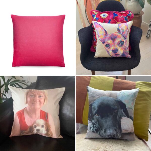Cushion photo print gifts Australia