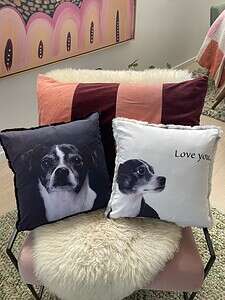 Photo pillows and cushions with pet pictures