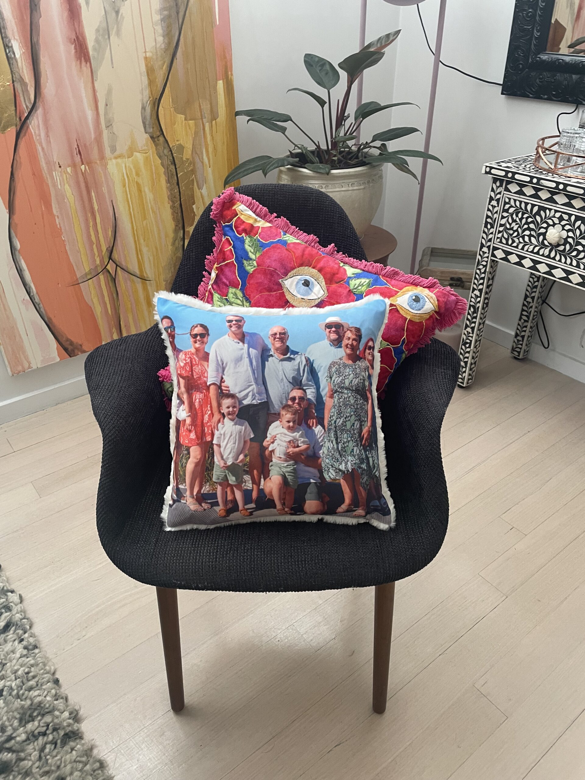 Personalised Photo Pillow Australia. Celebrating special moments in time.