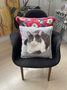 Photo Cushion for loss of loved one.